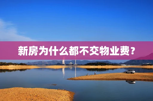 新房为什么都不交物业费？