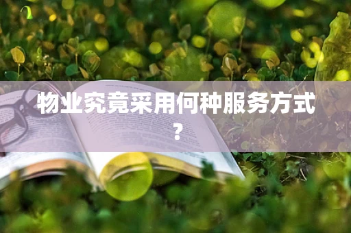 物业究竟采用何种服务方式？