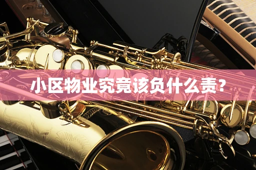 小区物业究竟该负什么责？