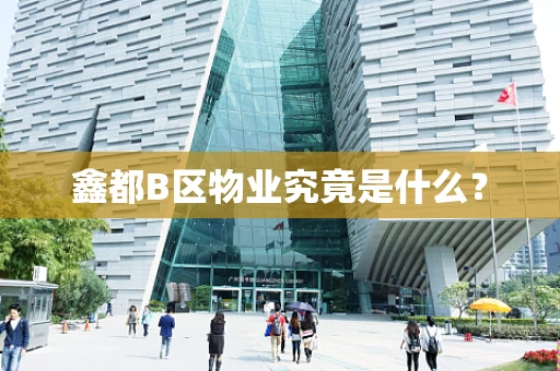 鑫都B区物业究竟是什么？