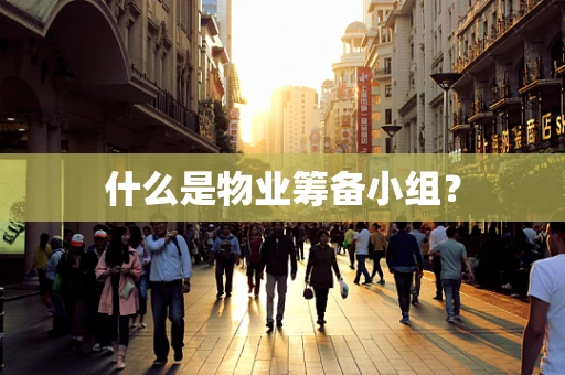 什么是物业筹备小组？