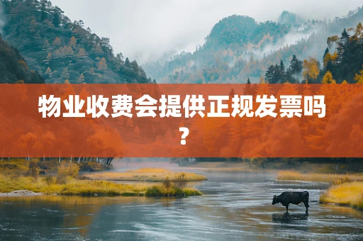 物业收费会提供正规发票吗？