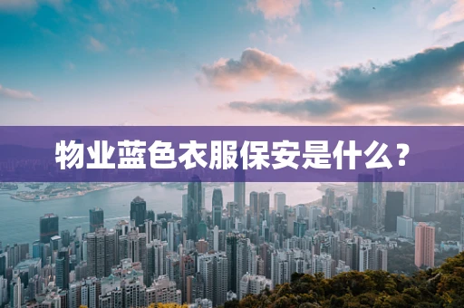 物业蓝色衣服保安是什么？