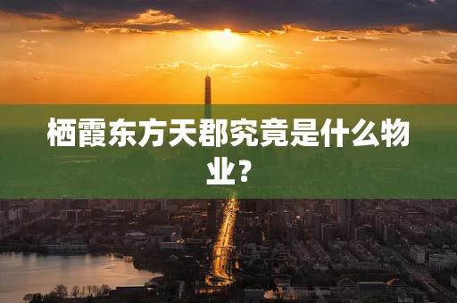 栖霞东方天郡究竟是什么物业？