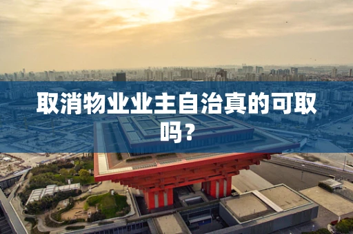 取消物业业主自治真的可取吗？
