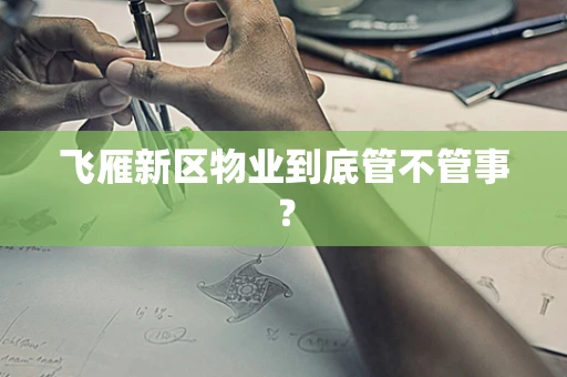 飞雁新区物业到底管不管事？