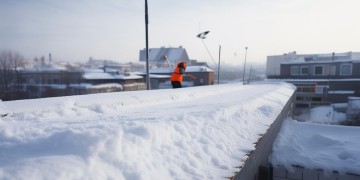 下雪后顶楼物业会扫雪吗？