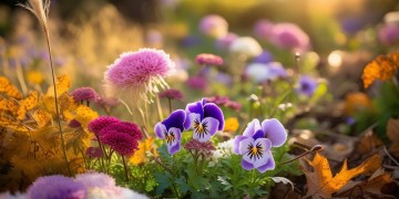 秋冬物业适合种什么草花？