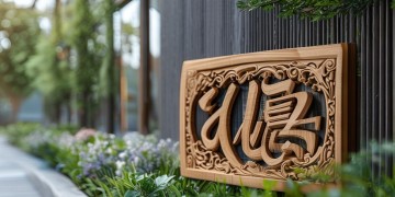 物业公司挂什么字帖好？