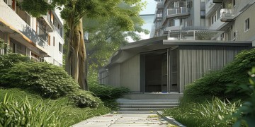 小区物业建饭堂违法吗？