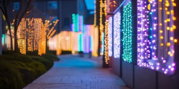 小区彩灯费用该由物业出吗？
