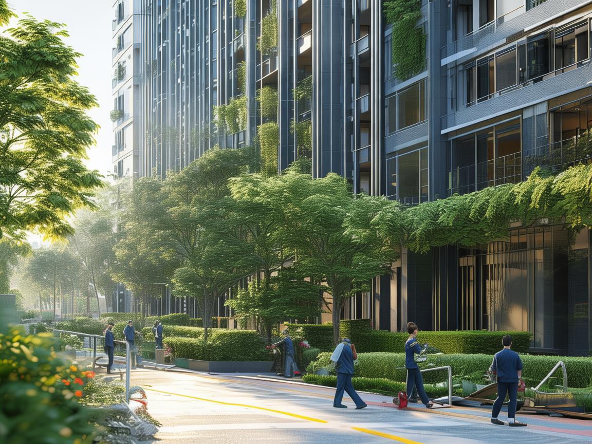 建业楼物业平常会进行管理吗？